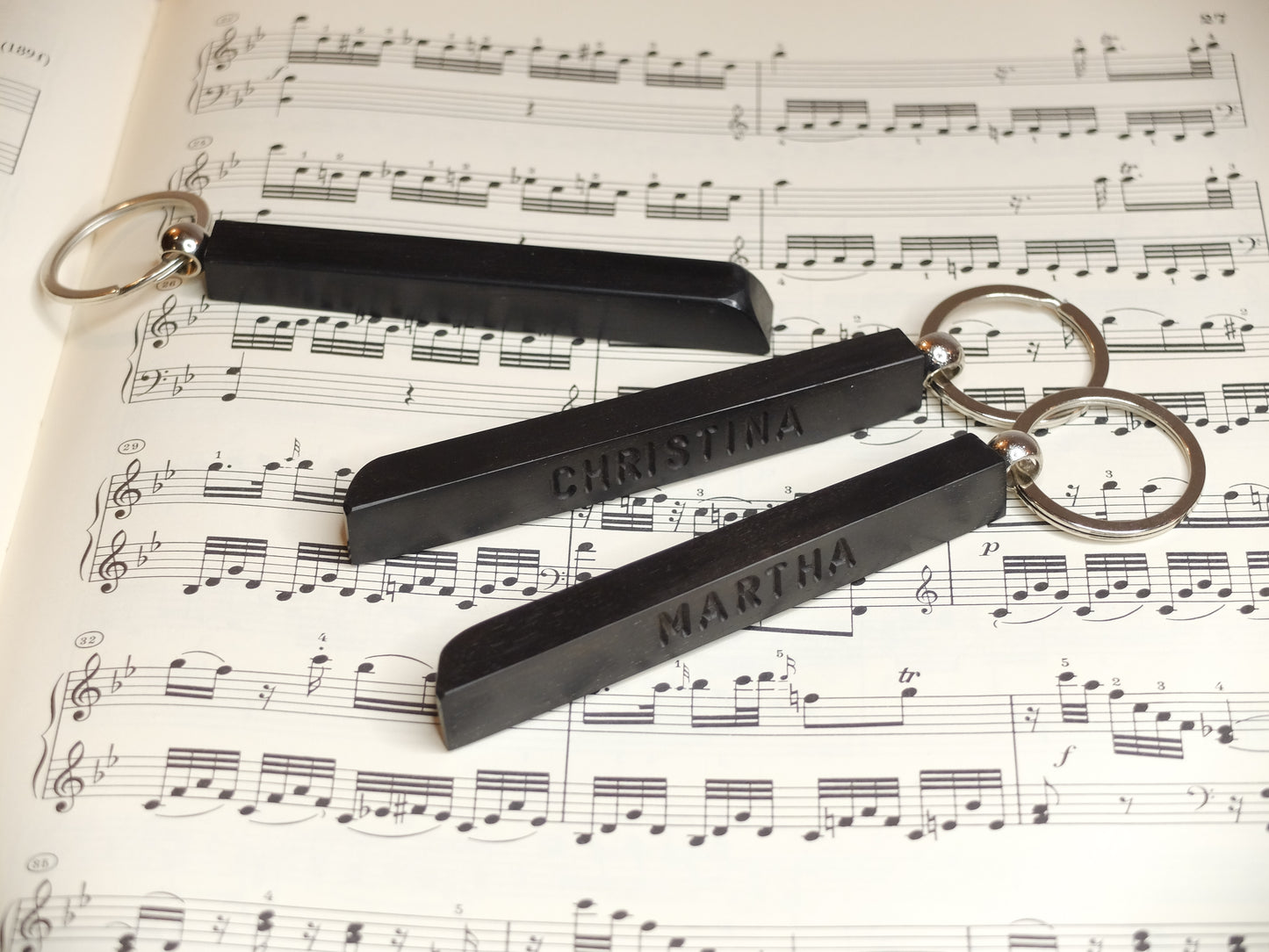 Black Key Keychain
